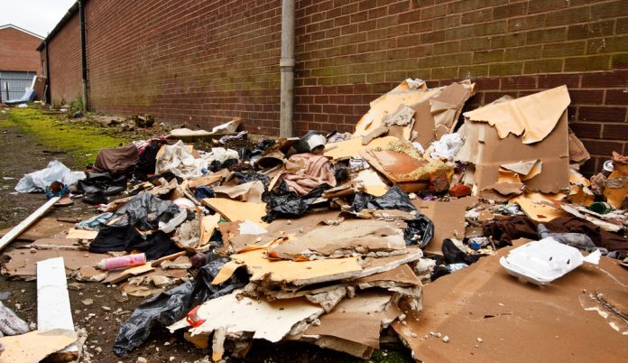 fly tipping of refuse